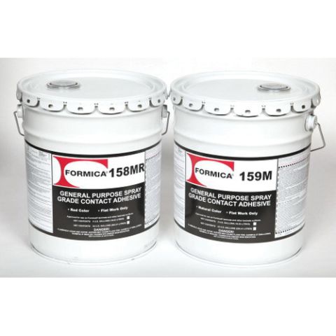 Choice Brands Formica Brand Adhesives Economy Spray Grade Flammable Contact Adhesive, 5 gal